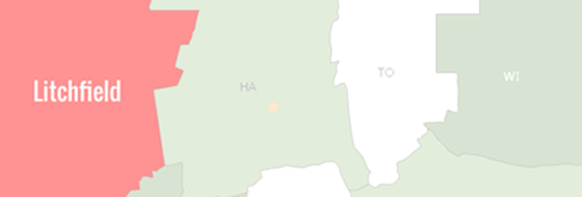 Litchfield County Map